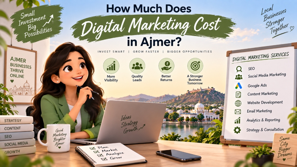 How Much Does Digital Marketing Cost in Ajmer Pricing Guide - Growell Marketing